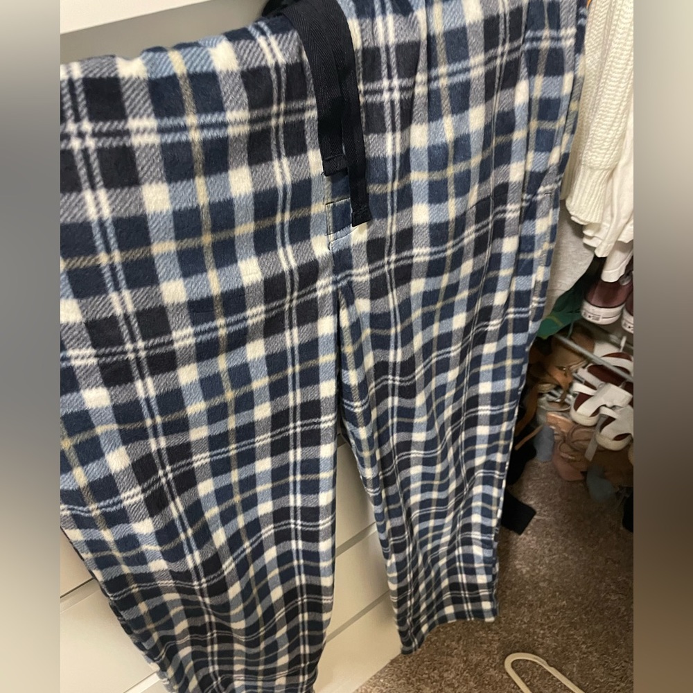 Plaid Fluffy Pajama pants